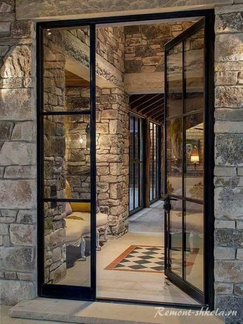 Искусственный камень в современном интерьере. 01