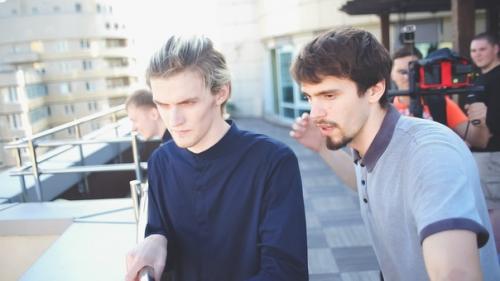 На фото первый съёмочный день. 06