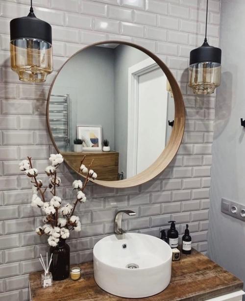 Сделали peмонт в ванной комнате, хотелось побольше минимализма. 04