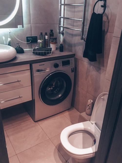 Вот такую красоту продумала и организовала в ванной комнате наша подписчица. 04