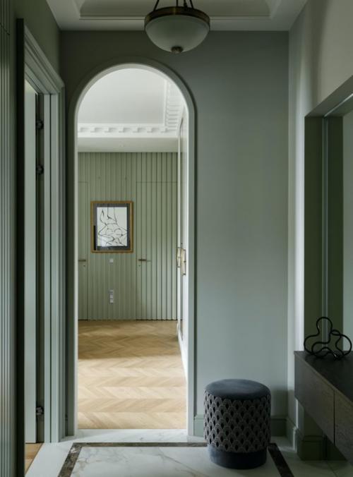 Реализованный интерьер современной квартиры с элементами ар - деко в Санкт-петербурге. 06