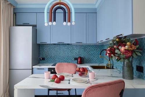 Интерьер квартиры - студии 28 кв. 01