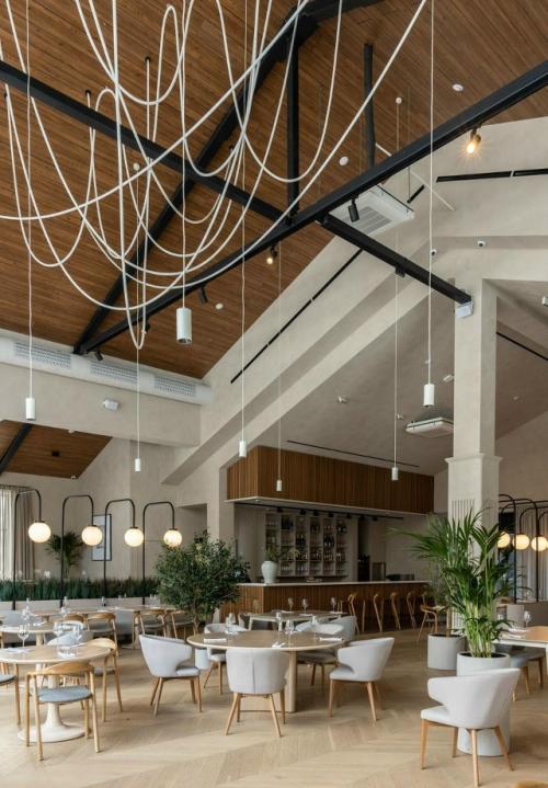 Барнхаус и скандинавские мотивы в интерьере ресторана. 08