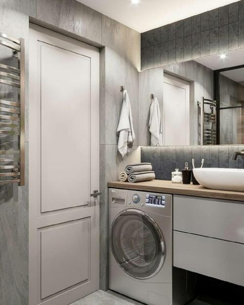 Проект ванной с душевой кабиной. 02