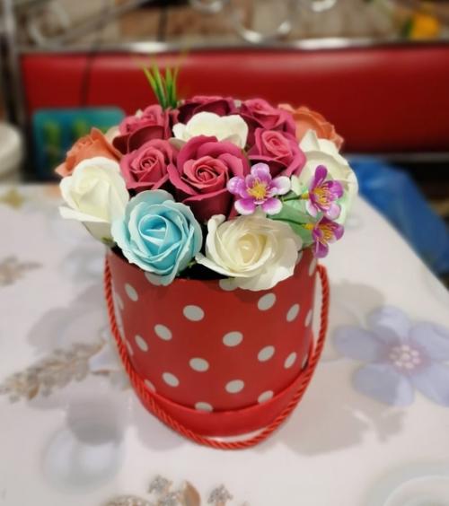 Достоинства и преимущества букетов из мыльных цветов. 06