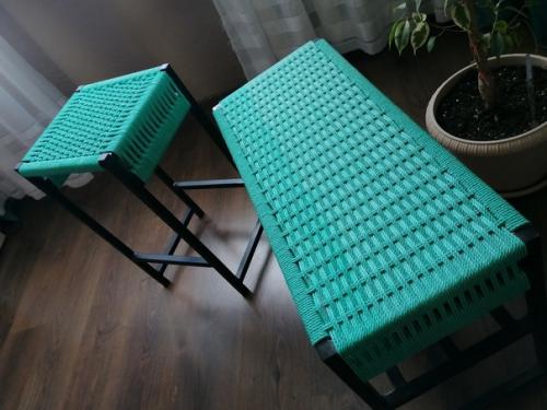 Плетенная мебель, из металла и пластика. 02