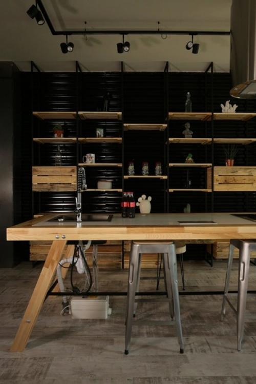 Квартира в стиле лофт площадью 59 кв. 09