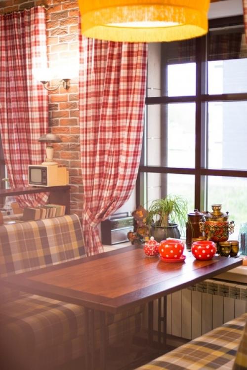 Реализация дизайн проекта, после ремонта, кафе Первая Вареничная, г. набережные челны, торец дома 2/07, интерьер выполнен в стиле Ссср. 05