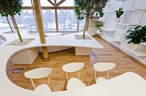 Дизайн интерьера офиса Greenhouse от студии Openad. 08