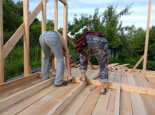 Мы Вот Такой Дачный Домик Построили с Сыном. 03