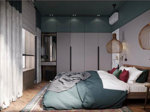 Небанальный проект двушки в стиле бохо. 06