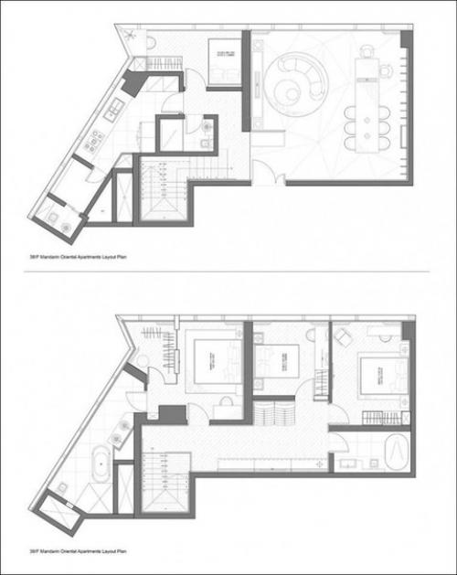 Квартира F Mandarin Oriental от студии Pplusp Designers. 08