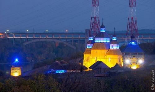 Запорожская сечь.  Уникальный историко-культурный комплекс, воссоздающий образ казацкой столицы и атмосферу времён казачества. 01