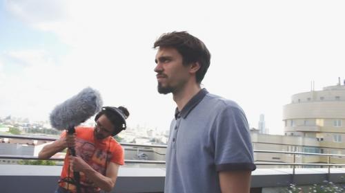 На фото первый съёмочный день. 04