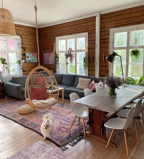 Еще один невероятно уютный финский интерьер в нашей коллекции. 01