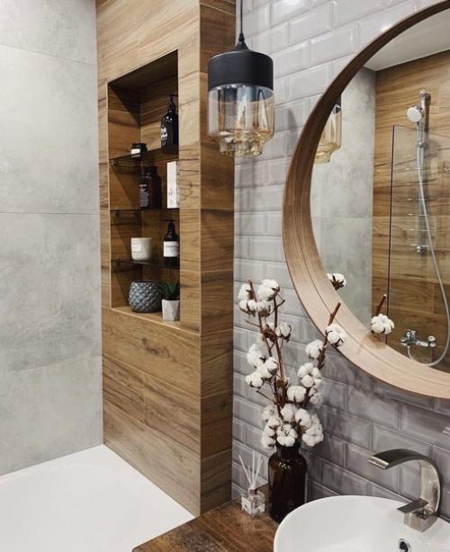 Сделали peмонт в ванной комнате, хотелось побольше минимализма. 03