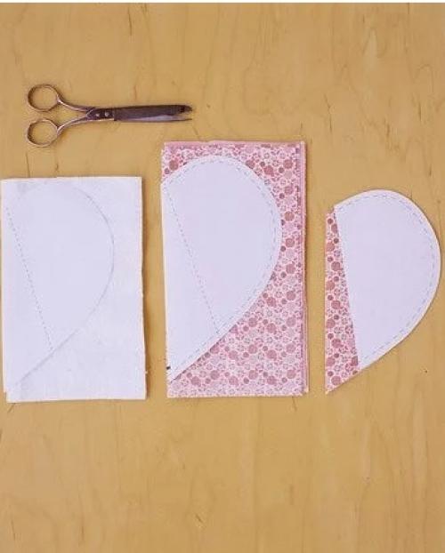 Прихватка в форме сердца. 02