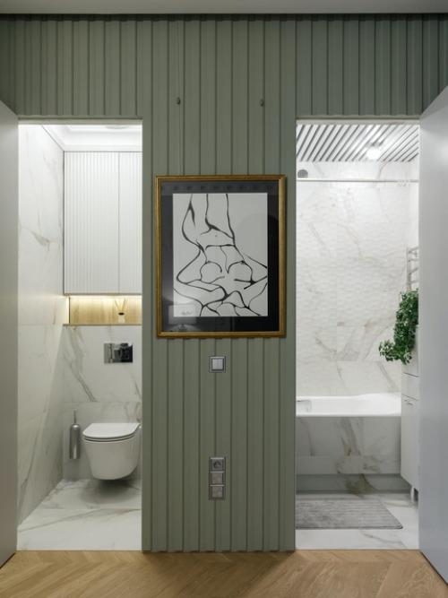 Реализованный интерьер современной квартиры с элементами ар - деко в Санкт-петербурге. 05