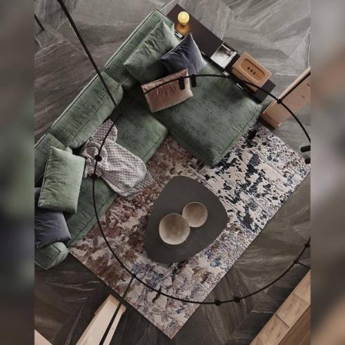 Интерьер просторной. Гостиной со столовой в доме из клеенного бруса под Санкт-петербургом! 04