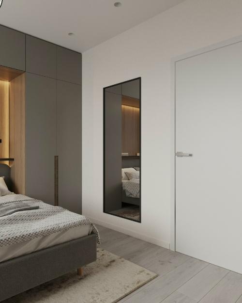 Проект однокомнатной квартиры 38 м 2 в ЖК чистое небо в Санкт-петербурге. 06