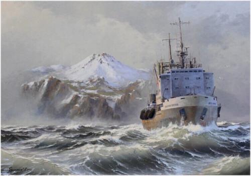 Валерий Иванович шиляев - живописец, график, маринист, портретист, автор картин на военно-морскую историческую тему. 05