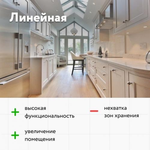 В процессе создания интерьера кухни, планировка - первое, с чем придётся разбираться. 02