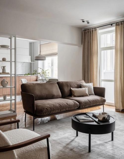 Интерьер в подарок родителям: новая жизнь московской квартиры 80 м. 02