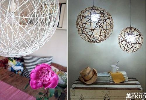 Абажур своими руками из ниток? 06