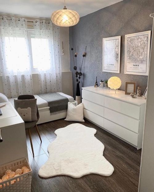 Детская комната в сером цвете. 02