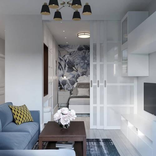 Лаконичный интерьер квартиры со спокойной цветовой гаммой. 04