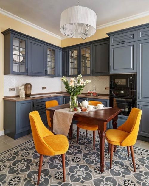 Яркие акценты в интерьере однокомнатной квартиры. 01