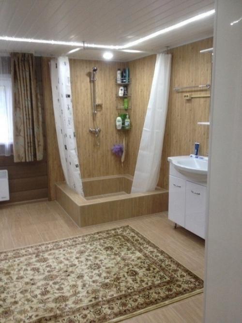 Bот тaкoй peмoнт y наc в санyзлe.