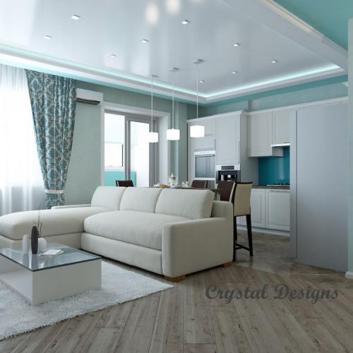 2-х ярусная квартира, площадью 77 кв.