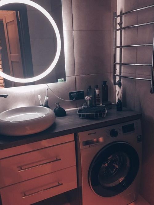 Вот такую красоту продумала и организовала в ванной комнате наша подписчица. 03