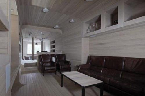 Smolenka - апартаменты в Москве, интерьер которых разработан российским архитектором Петром костеловым (Peter Kostelov. 02