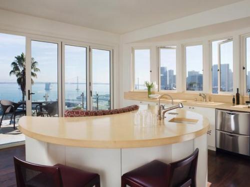 Модные тренды в интерьере: столешница из бетона. 05