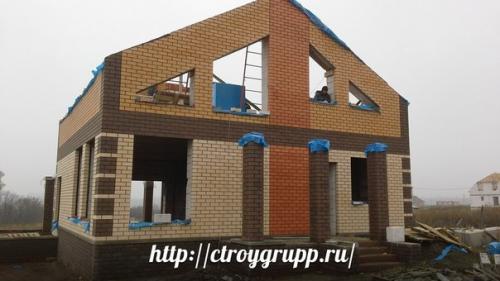 Индивидуальный четырёхкомнатный жилой дом мансардного типа. 03