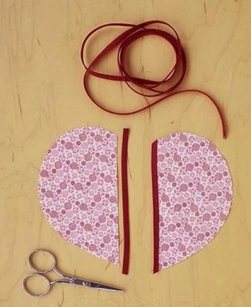 Прихватка в форме сердца. 03