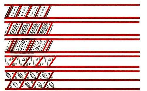 Мезенская роспись.  Символика узора. 08