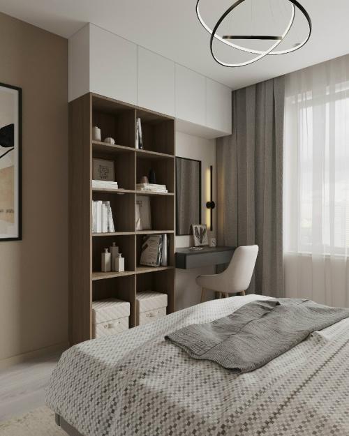 Проект однокомнатной квартиры 38 м 2 в ЖК чистое небо в Санкт-петербурге. 07