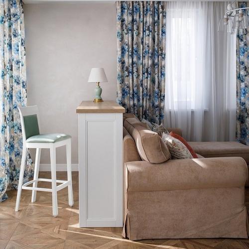 Пример того, как можно совместить гостиную со столовой. 01