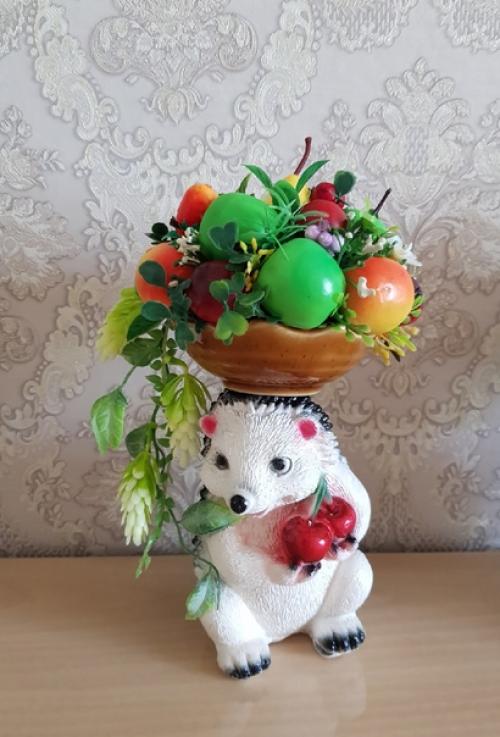 Мои новиночки - ежики с фруктами! 02