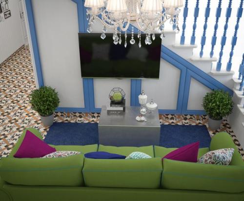 Прорабатываю интерьер гостиной в жилом доме в поселке приладожский. 03