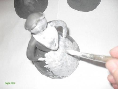 Дымковcкая игрyшка cвоими рyками. 05