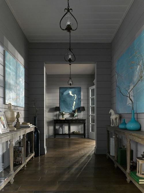 Дизайнер Елена Потапова вела проект этого дома в калужской области от фундамента до мелкого декора. 02