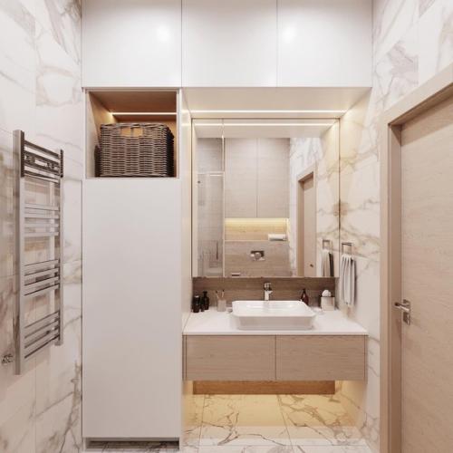 Восхитительный дизайн - проект однокомнатной квартиры, + планировка. 06