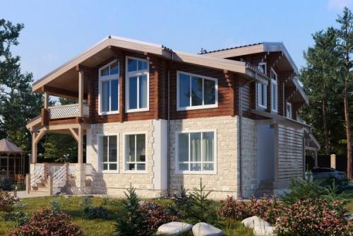 Шикарный загородный дом. 01