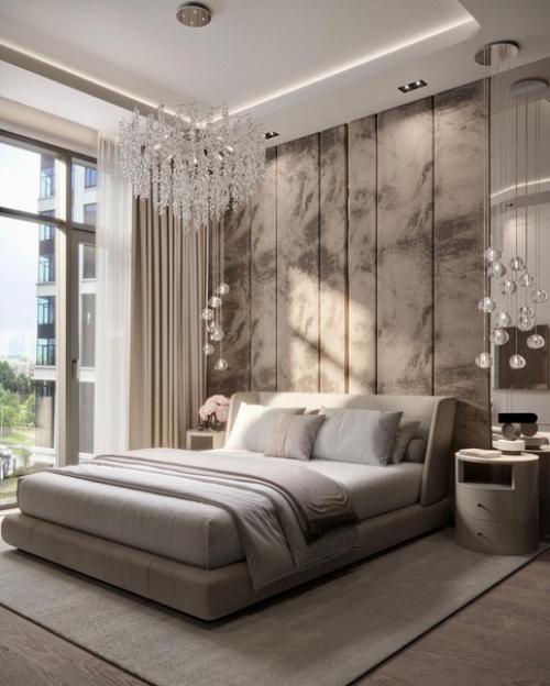 Спальня в стиле современной классики. 02