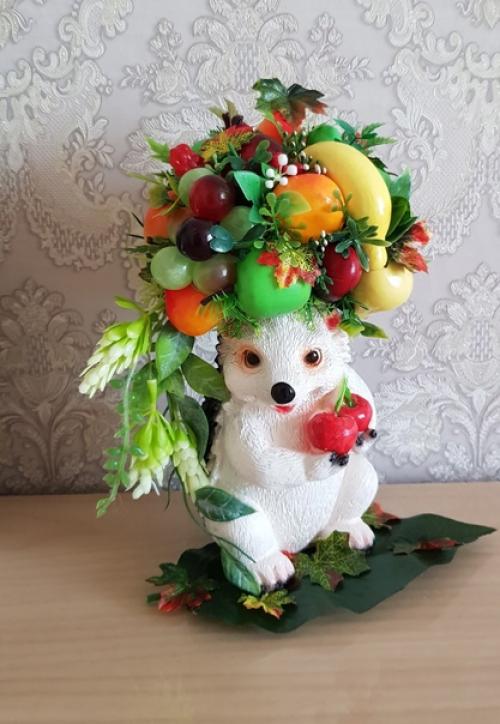 Мои новиночки - ежики с фруктами! 01