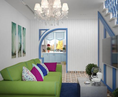 Прорабатываю интерьер гостиной в жилом доме в поселке приладожский. 02